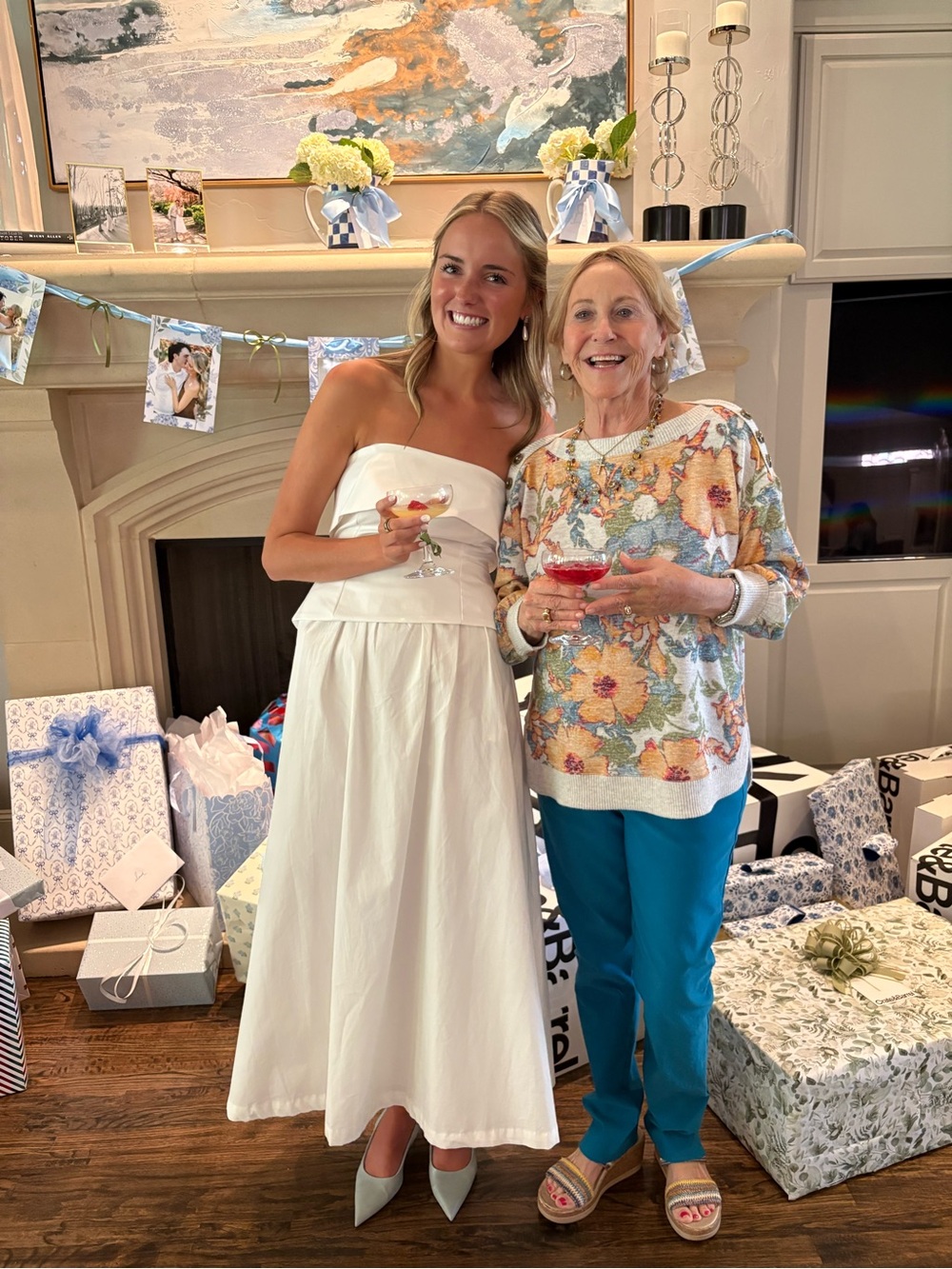 En Saison White Strapless Dress